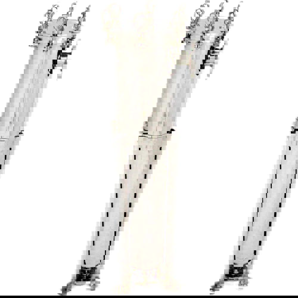 Bag Filter Housings; Bag Size (#): 2 ; Overall Length: 48.00 ; Overall Diameter: 12.000 ; Pipe Size: 2in ; Maximum Flow Rate: 200.0 ; Maximum Working Pressure: 150.000